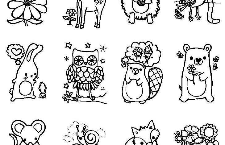 Animals Coloring Page