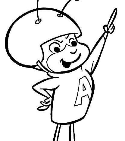 Atom Ant Coloring Page