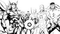Avengers Coloring Page