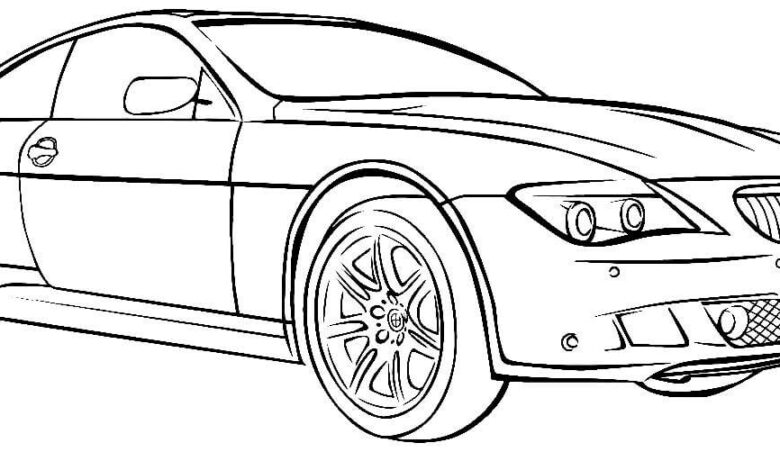 BMW Car Coloring Page