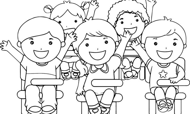 Back To School Coloring Page