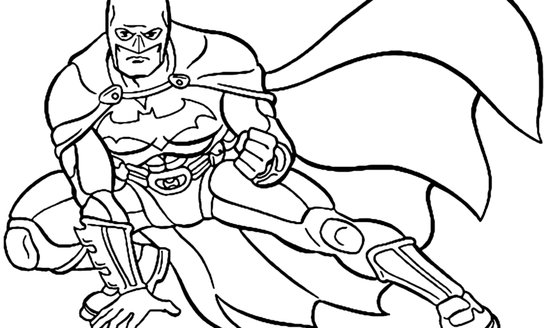 Batman Coloring Page