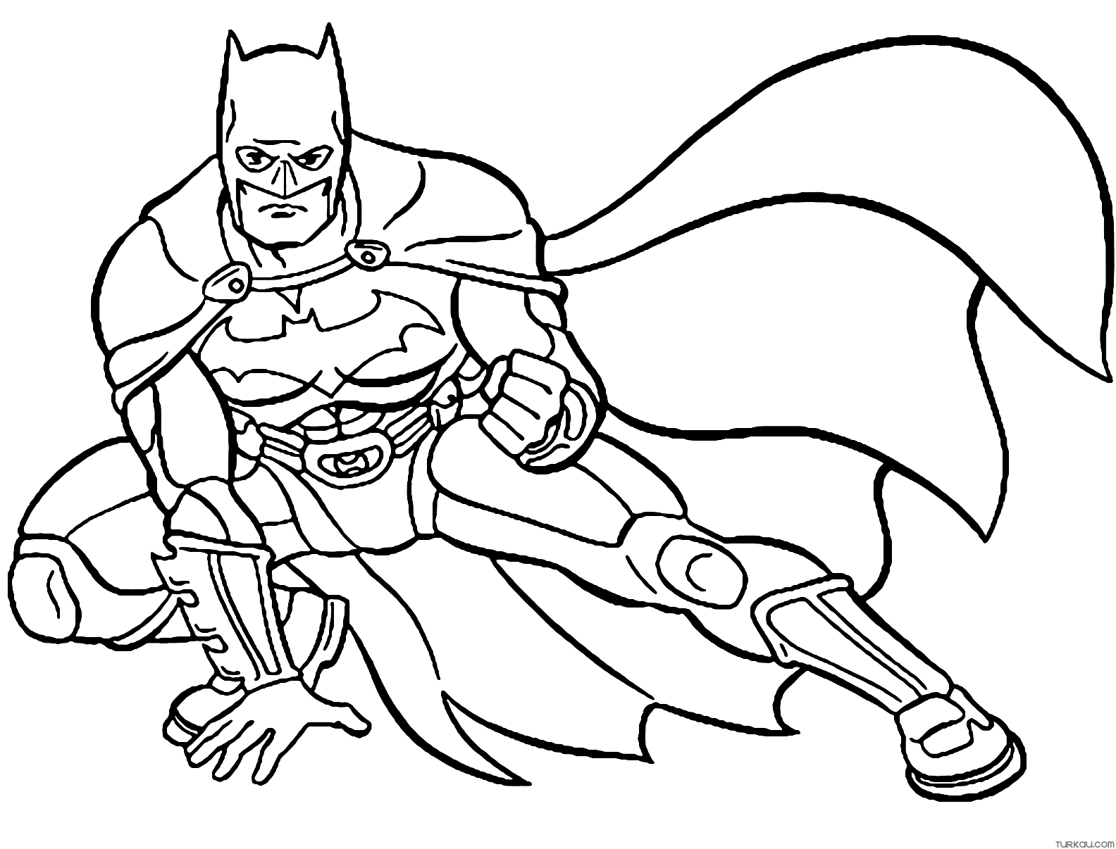 Batman Coloring Page » Turkau