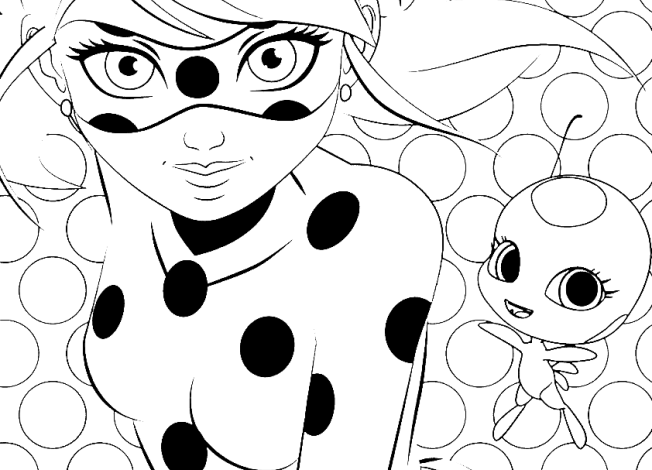 Best Miraculous Ladybug Coloring Page