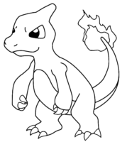 Charmeleon Pokemon Coloring Pages