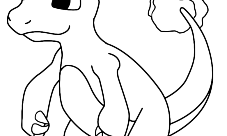 Charmeleon Pokemon Coloring Pages