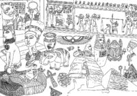 Culture of Egypt Coloring Page