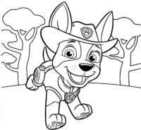 Cute Paw Patrol Coloring Pages