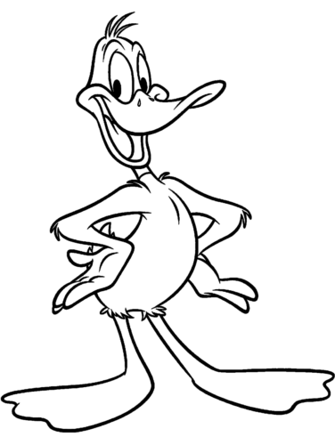 Daffy Duck Coloring Page