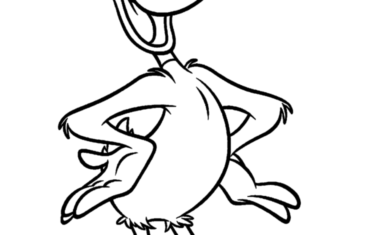 Daffy Duck Coloring Page