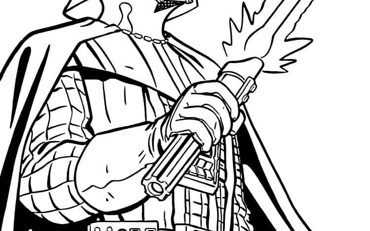 Darth Vader Coloring Page