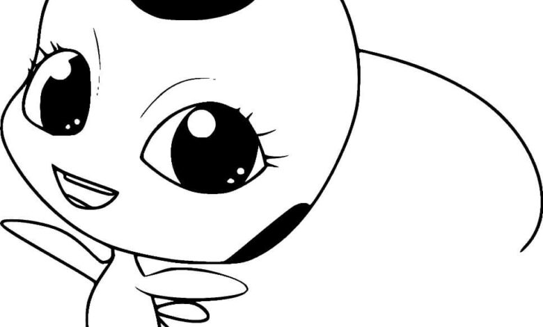 Different Miraculous Ladybug Coloring Page