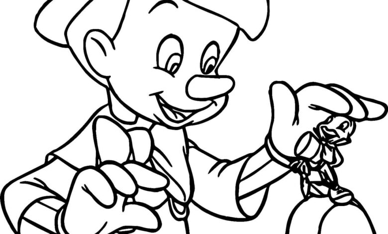 Disney Pinocchio Coloring Page