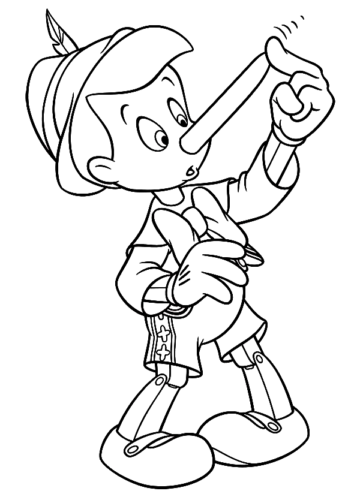 Disney Pinocchio Coloring Pages 1 Disney Pinocchio Coloring Pages