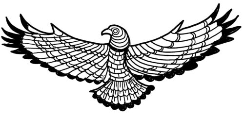 Eagle Mandala Coloring Page