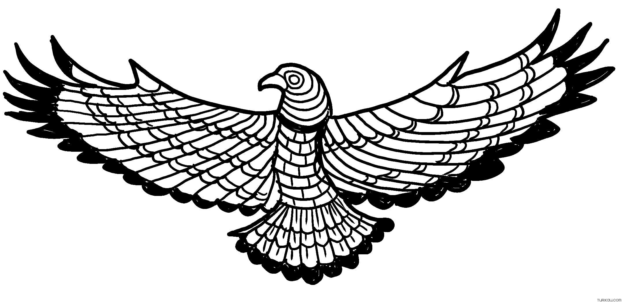 Eagle Mandala Coloring Page » Turkau