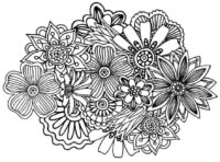 Endemic Flowers Fragrant Nature Coloring Page