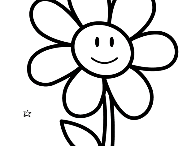 Flower Coloring Pages for Kids