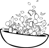 Food Coloring Page