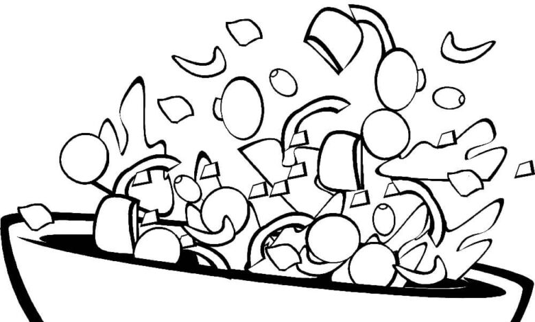 Food Coloring Page