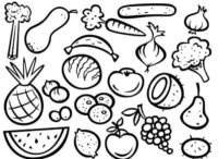 Food Coloring Pages