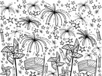 Fourth of July Coloring Page Fourth of July Coloring Page