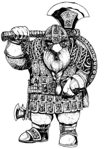 Gimli Lord Of The Rings Coloring Page