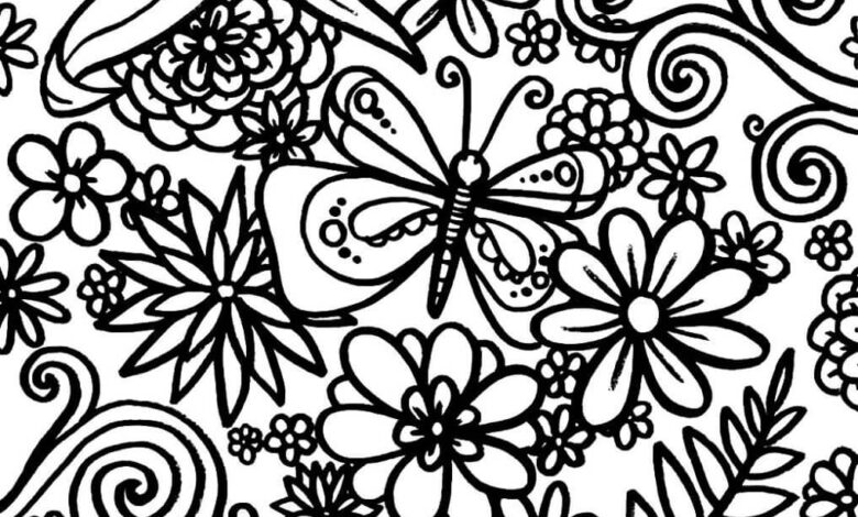 Happy Color Coloring Page
