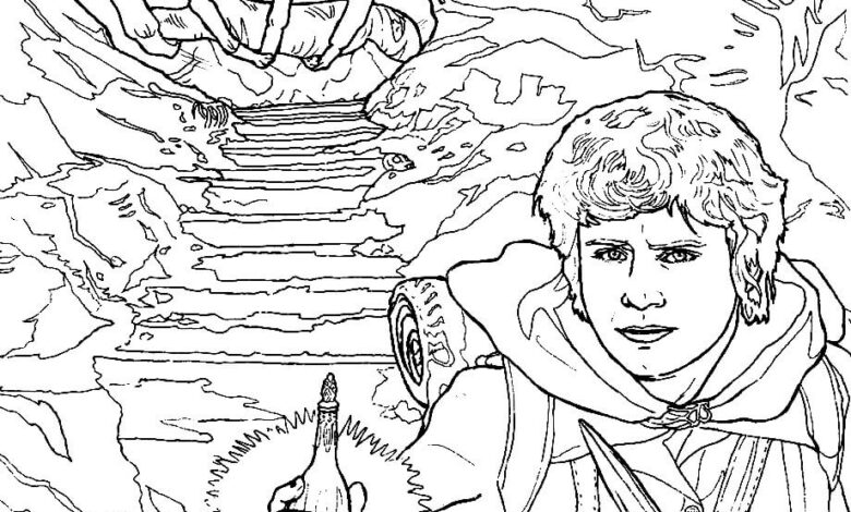 Hobbit Coloring Page