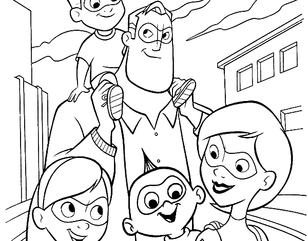 Incredible Coloring Page