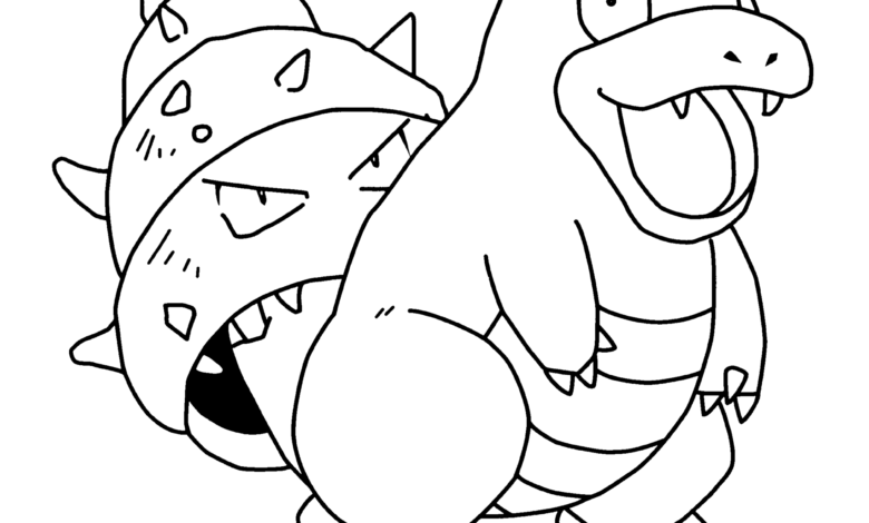 Interesting Pokemon Coloring Pages