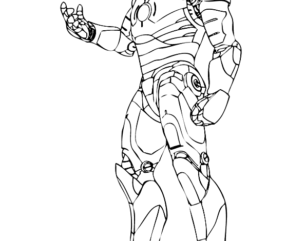 Iron Man Coloring Page