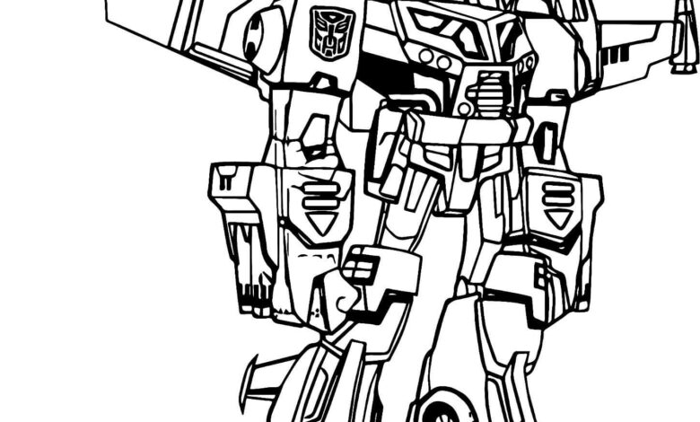 Jetfire Transformers Coloring Pages