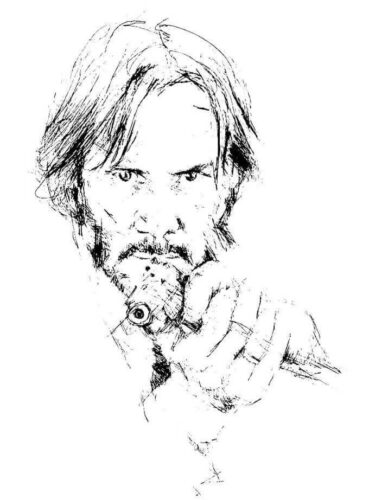 John Wick Coloring Page