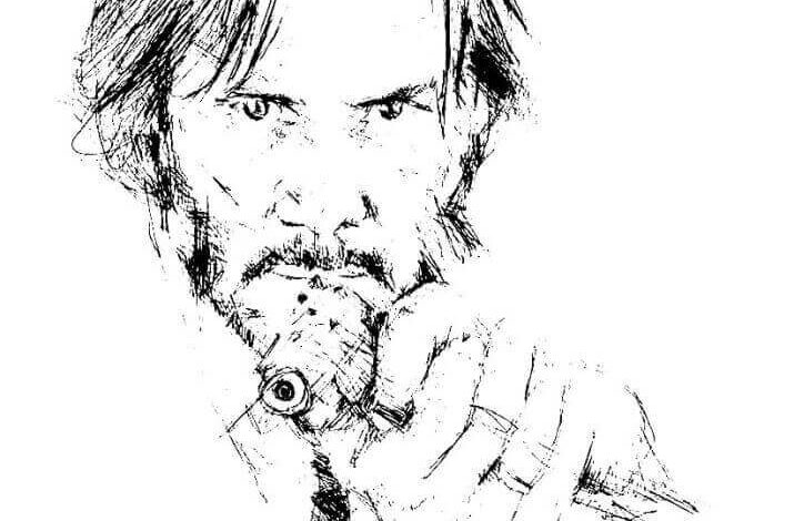 John Wick Coloring Page