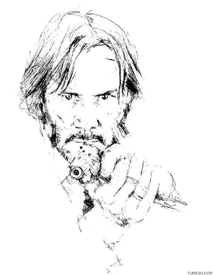 Keanu Planet on Twitter Yesss it is a drawing   Stunning realistic  ARTWork by luchicaw  I drew John Wick a month ago As I live in  stories I forget to