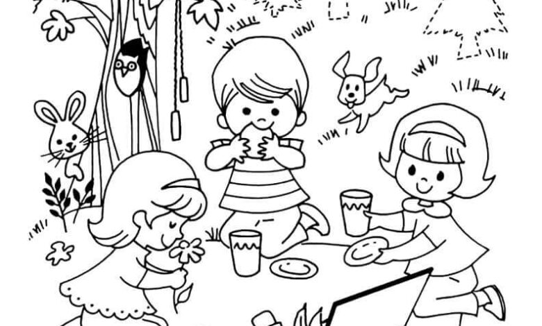 Kids Coloring Page