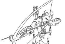 Legolas Lord Of The Rings Coloring Page