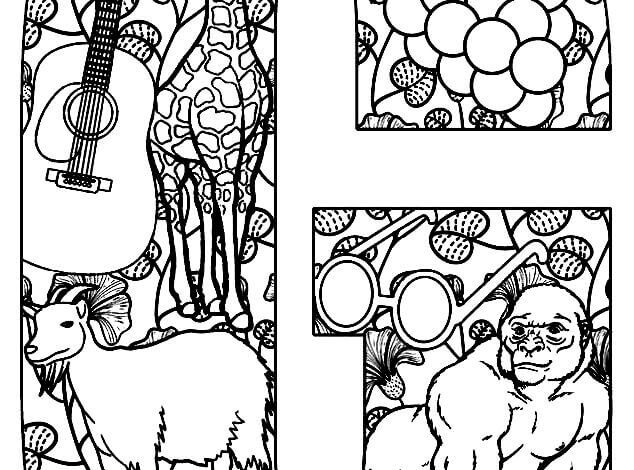 Letter G Coloring Page