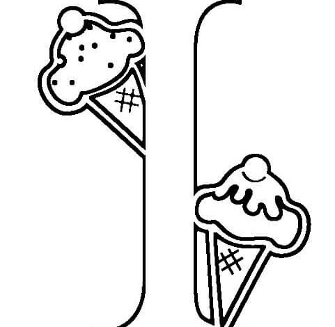 Letter I Coloring Page