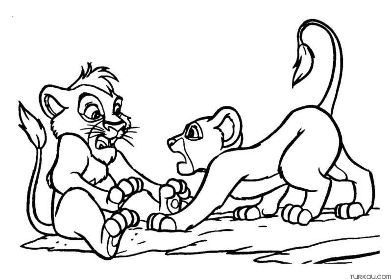 Lion King Coloring Page » Turkau