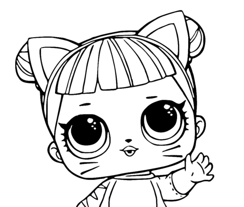Lol Doll Coloring Page