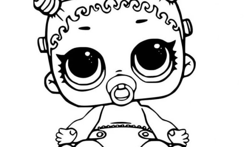 Lol Doll Coloring Page