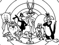 Looney Tunes Coloring Page For Kids