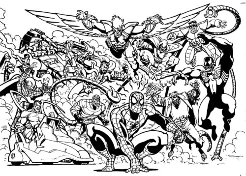 Marvel Coloring Page
