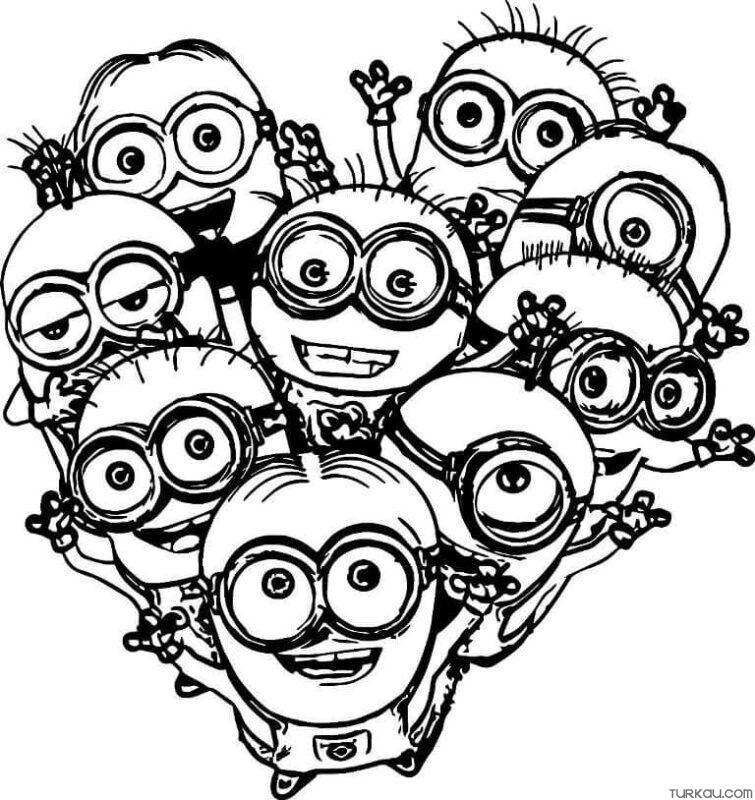 Minions Coloring Page » Turkau