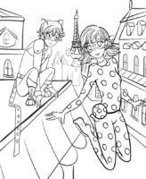 Miraculous Ladybug Coloring Page
