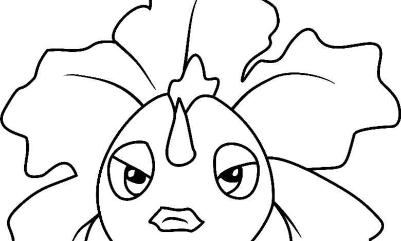 Mistys Goldeen Coloring Page