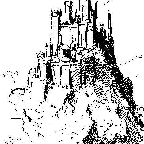 Mordor Lord Of The Rings Coloring Page