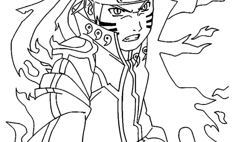 Naruto Coloring Page
